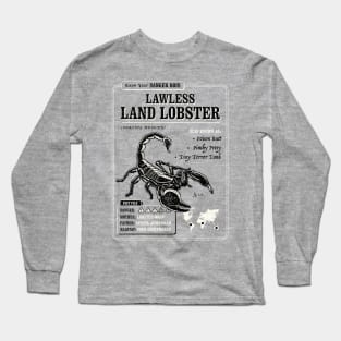 Lawless Land Lobster Long Sleeve T-Shirt